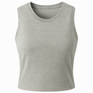 LADIES CROPTOP - 180 GSM SLEEVELESS CROP 100% SOFT COTTON MATERIAL CONFORTABLE WITH SKINS