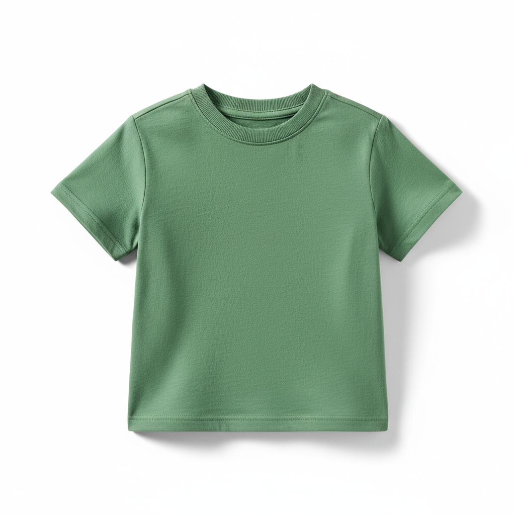 SANDHU KIDS TSHIRT 170 GSM - ARTICLE 513 - ROUND NECK T-SHIRT 100% COTTON SOFT Fabric Material