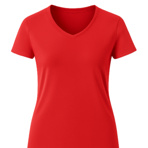LADIES V - NECK TSHIRT - 220 GSM Premium Ladies V NECK T-Shirt - 100% PURE Cotton Material