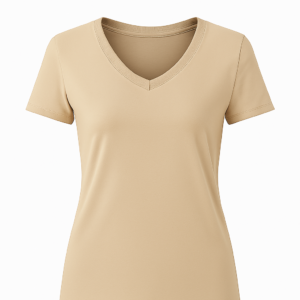 LADIES V - NECK TSHIRT - 200 GSM Premium Ladies V NECK T-Shirt - 100% PURE Cotton Material