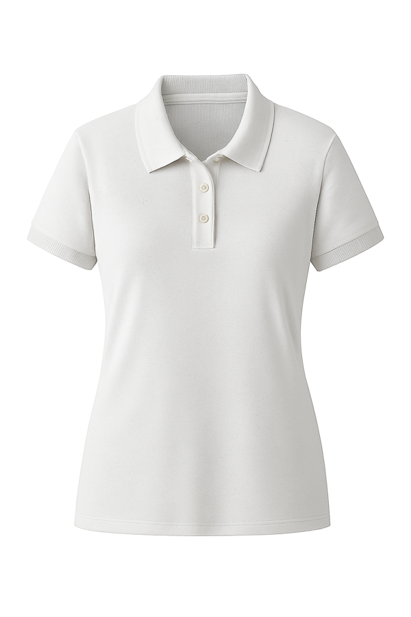 WOMENS POLO SHIRT - 240 GSM HONEYCOMB Ladies Style Polo PREMIUM Fabric Material - Image 4