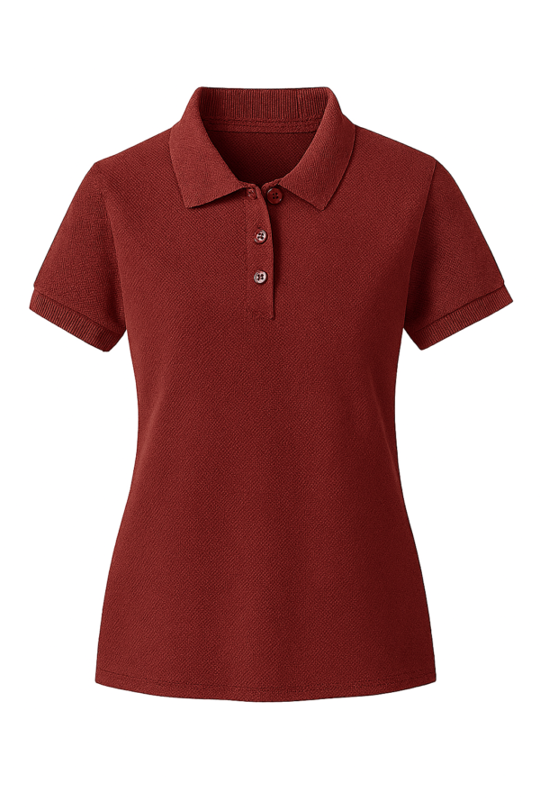 WOMENS POLO SHIRT - 240 GSM HONEYCOMB Ladies Style Polo PREMIUM Fabric Material - Image 2