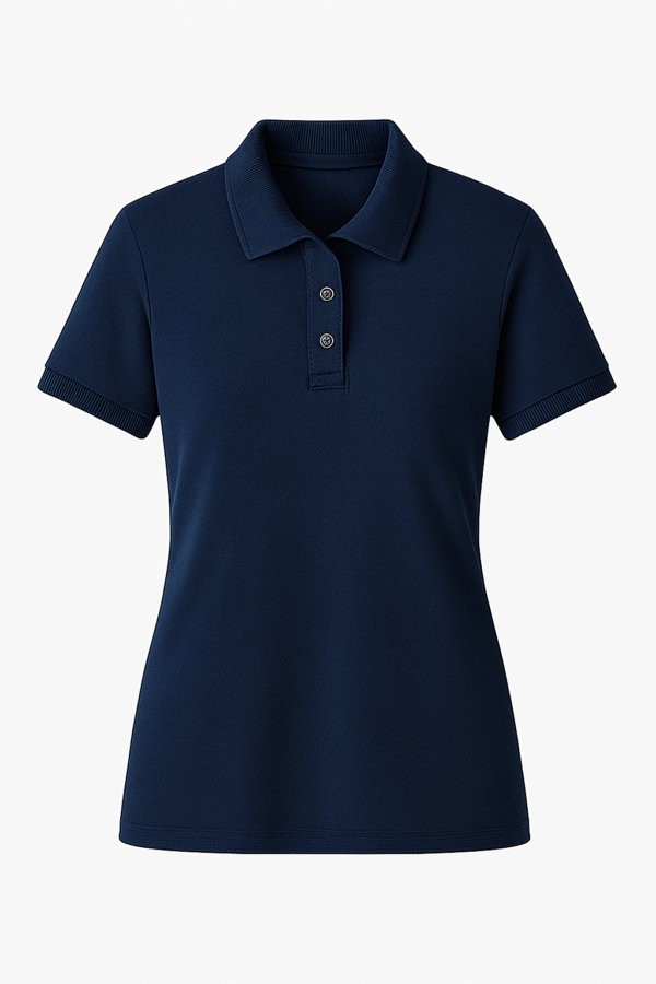 WOMENS POLO SHIRT - 240 GSM HONEYCOMB Ladies Style Polo PREMIUM Fabric Material - Image 3