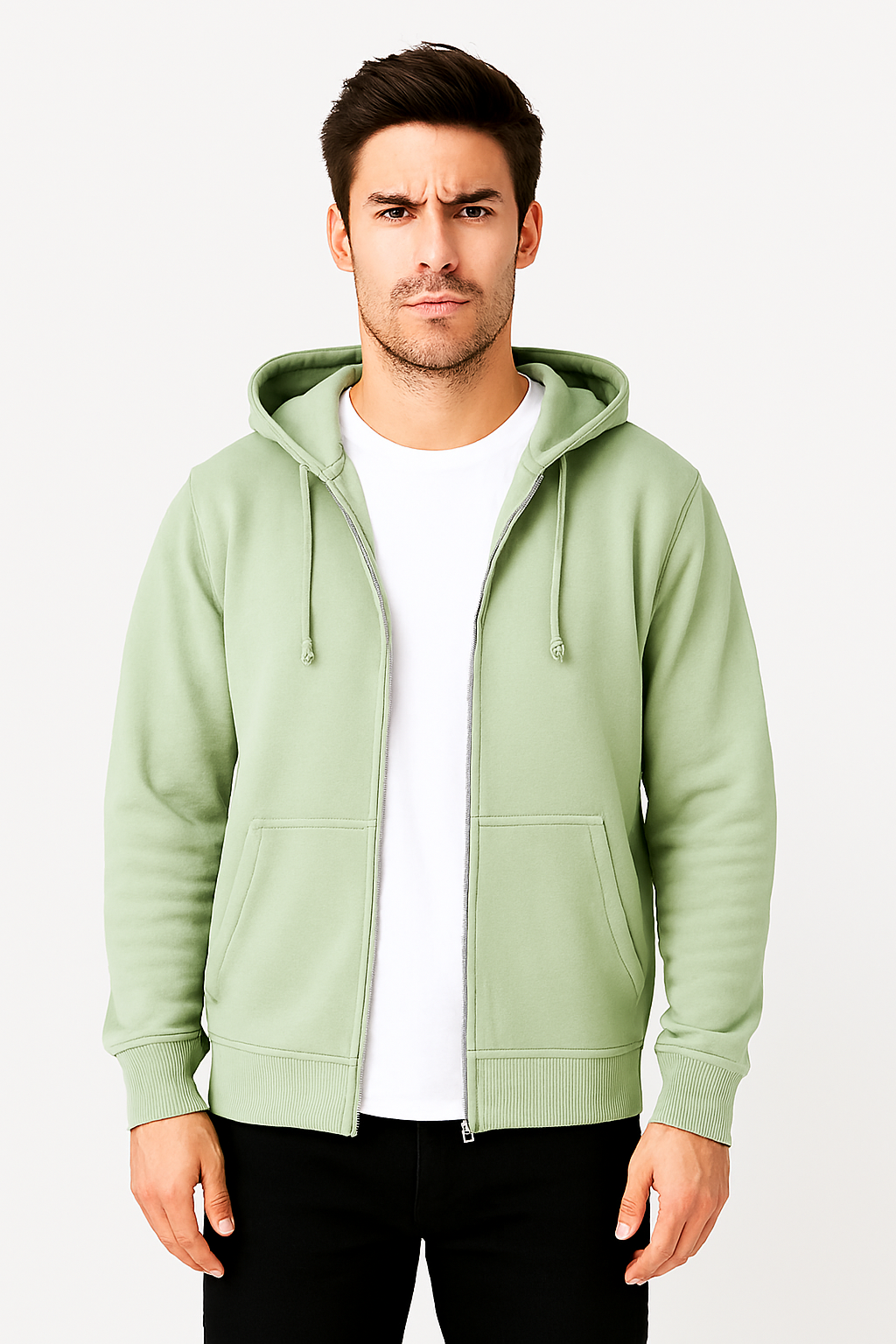 PREMIUM - ZIPPER Hoodies UNISEX - FLEECE 330 GSM 80%Cotton 20%Polyester - Arabia Apparel - Image 6