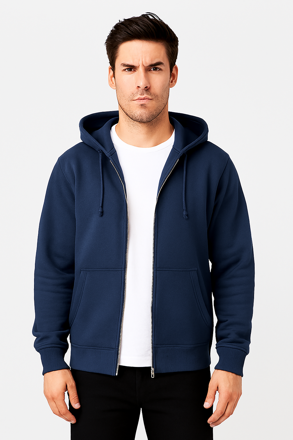 PREMIUM - ZIPPER Hoodies UNISEX - FLEECE 330 GSM 80%Cotton 20%Polyester - Arabia Apparel - Image 5