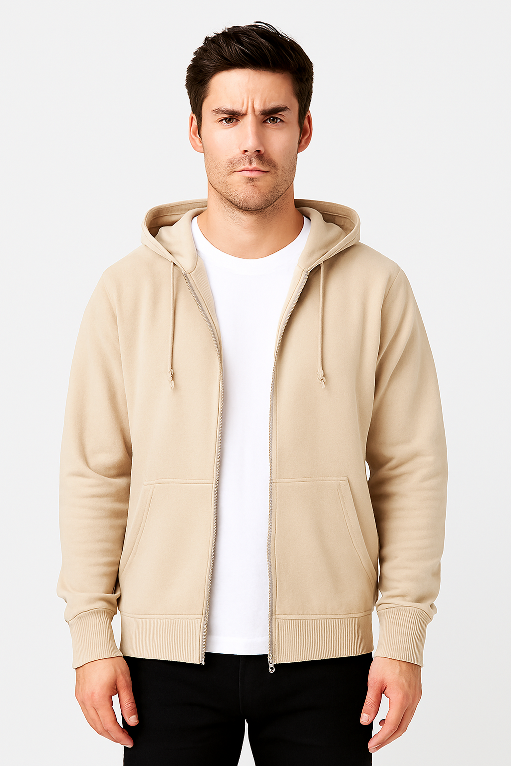 PREMIUM - ZIPPER Hoodies UNISEX - FLEECE 330 GSM 80%Cotton 20%Polyester - Arabia Apparel - Image 3