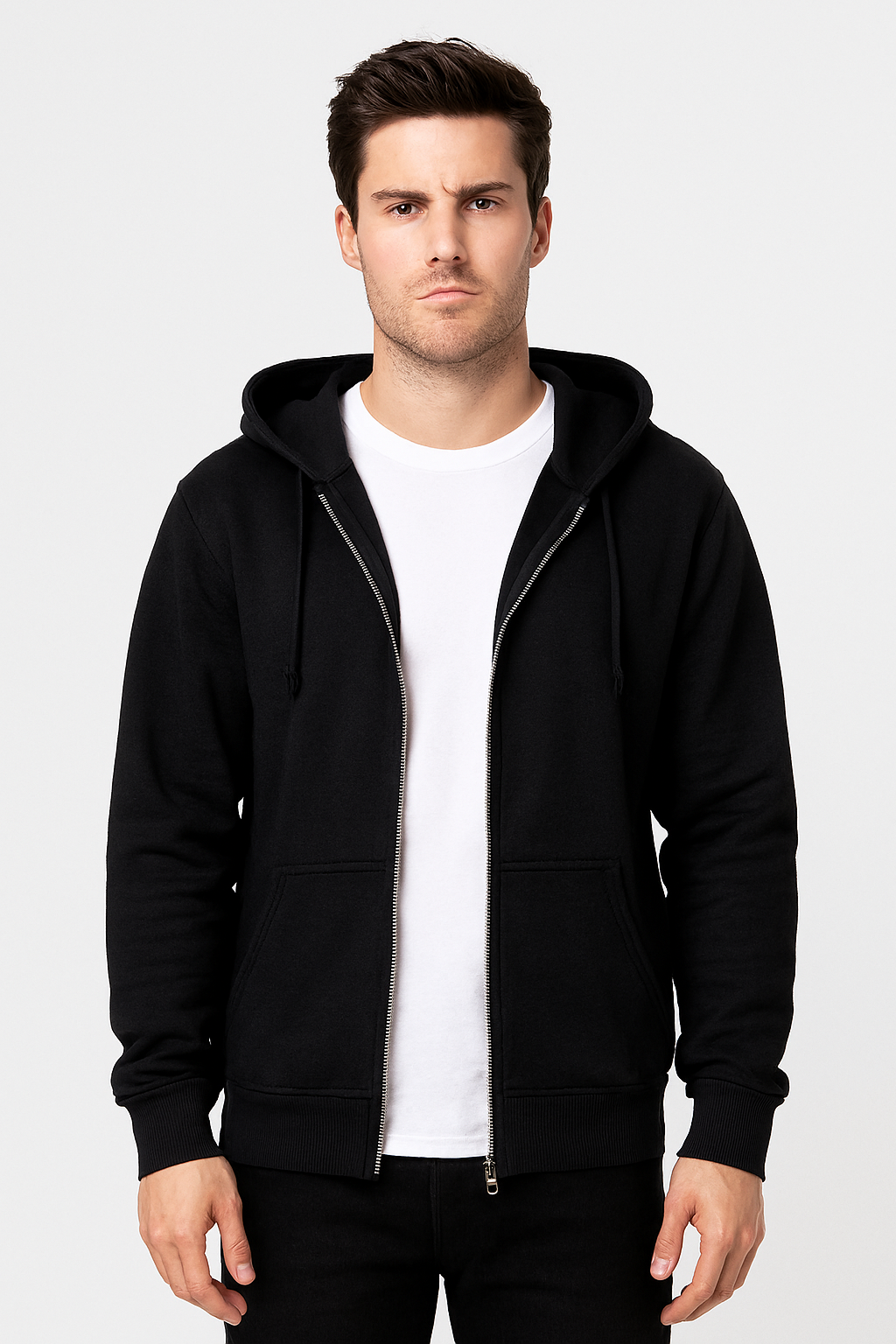 PREMIUM - ZIPPER Hoodies UNISEX - FLEECE 330 GSM 80%Cotton 20%Polyester - Arabia Apparel - Image 2