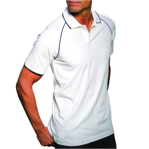 SANTHOME - REGLAN POLO 260 GSM HEAVY - 100% COTTON 2 PLY COMBED FABRIC MATERIAL - Image 2